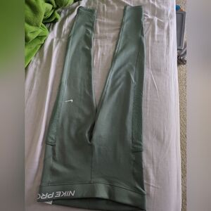 Sage green size S Nike therma fit thermal leggings